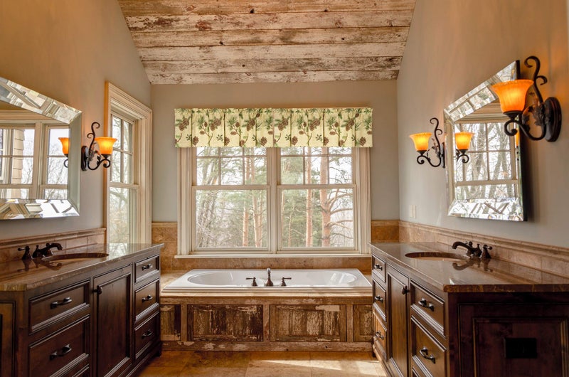 C&F Home Woodland Retreat 100% Cotton Set of 2 Window Valance Curtains 16" x 72" Home Kitchen Living Room Dining Dinner Bedroom Bathroom Cabin Rustic Lodge Lakehouse All Seasons Summer Fall Harvest 2 - Image 4